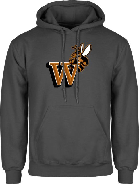Waynesburg Fleece Hoodie Mascot W Logo - ONLINE ONLY
