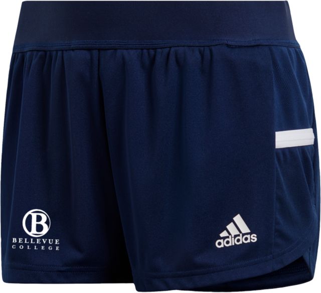 Bellevue Adidas Womens Split Short Bellevue College - Primary Word Mark Stacked - ONLINE ONLY