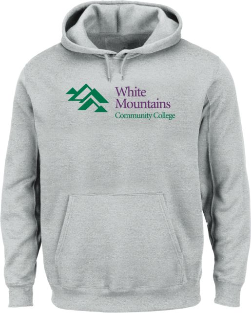 White Mountains Extended Hoodie Mountains Community College Logo - PLUS - ONLINE ONLY