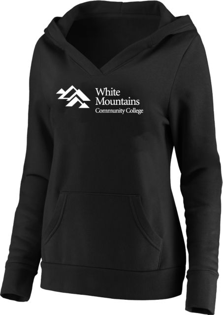 White Mountains Womens Plus Hoodie  Mountains Community College Logo - PLUS - ONLINE ONLY