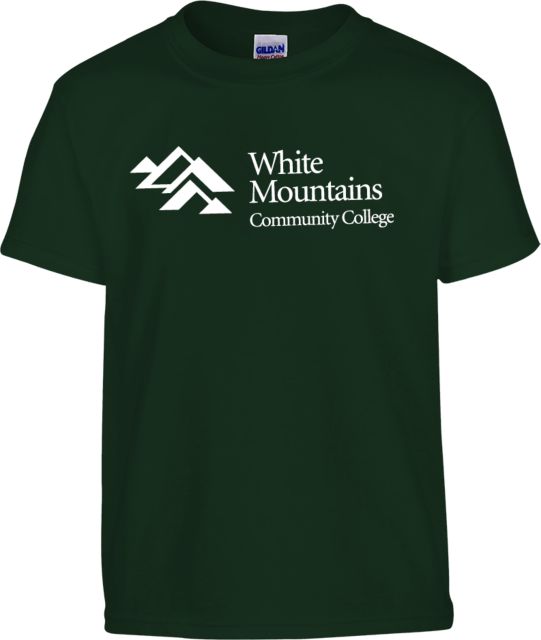 White Mountains Youth T Shirt Mountians Community College Logo - ONLINE ONLY