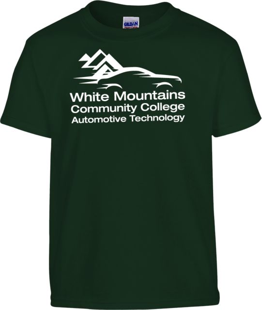 White Mountains Youth T Shirt Mountians Community College Automotive Technology - ONLINE ONLY