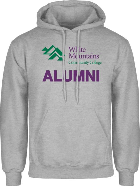 White Mountains Fleece Hoodie Alumni - Mountains Community College Logo - ONLINE ONLY