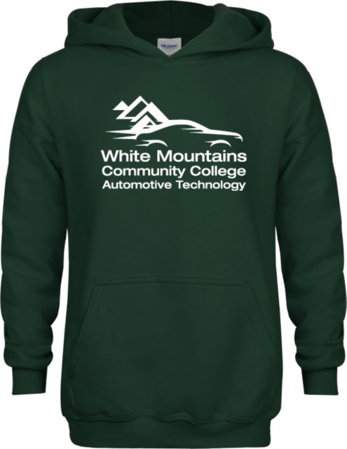 White Mountains Youth Fleece Hoodie Mountains Community College Automotive Technology - ONLINE ONLY