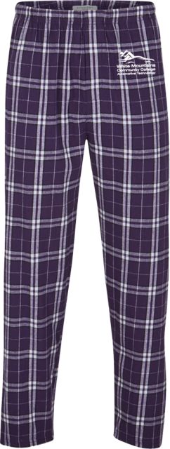 White Mountains Boxercraft Heritage Unisex Flannel Pajama Pant Mountains Community College Automotive Technology - ONLINE ONLY