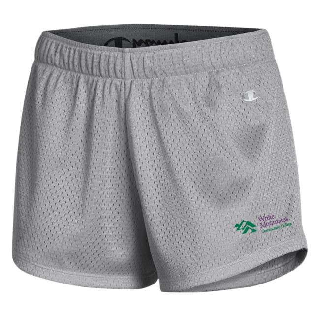 White Mountains Champion Womens Mesh Short Mountains Community College Logo - ONLINE ONLY