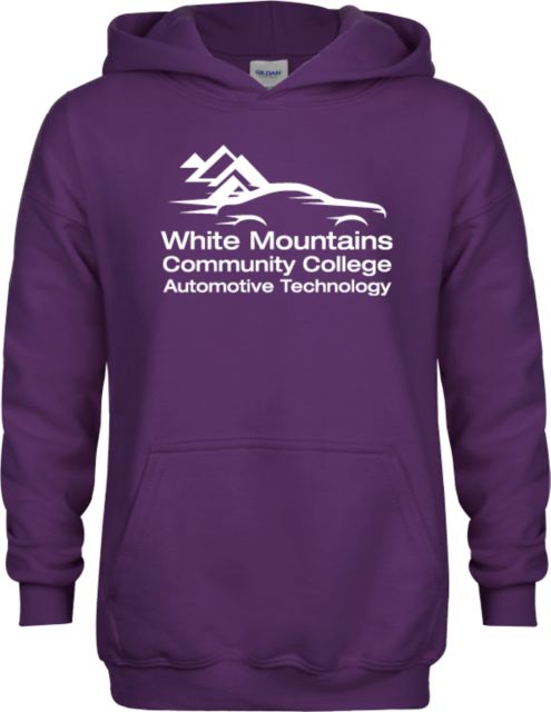 White Mountains Youth Fleece Hoodie Mountains Community College Automotive Technology - ONLINE ONLY