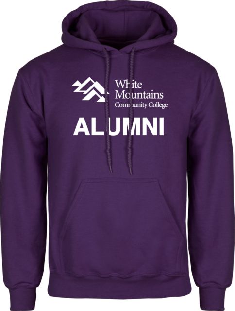 White Mountains Fleece Hoodie Alumni - Mountains Community College Logo - ONLINE ONLY