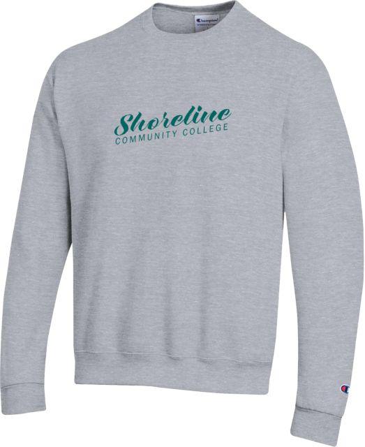 Shoreline Champion Fleece Crew Shoreline Community College Script - ONLINE ONLY