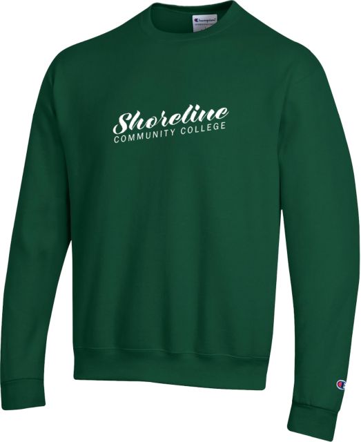 Shoreline Champion Fleece Crew Shoreline Community College Script - ONLINE ONLY