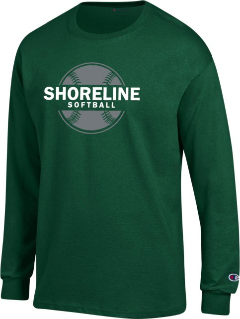 Shoreline Champion Long Sleeve T Shirt Shoreline Softball Ball - ONLINE ONLY