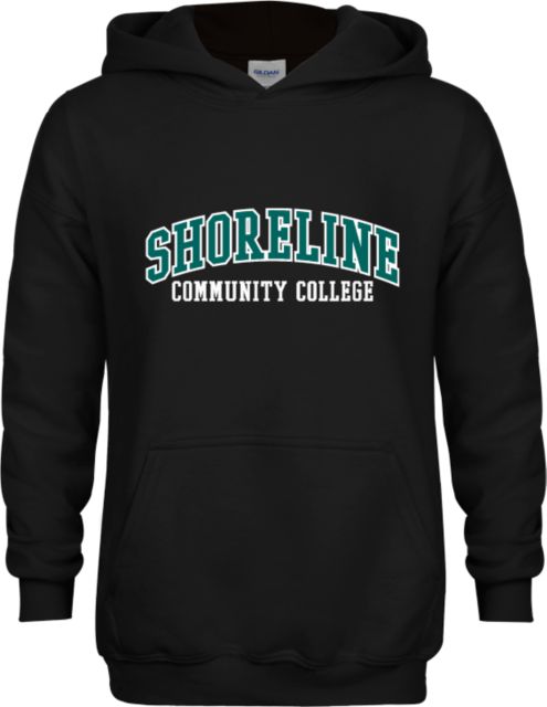 Shoreline Youth Fleece Hoodie Arched Shoreline Communtiy College - ONLINE ONLY