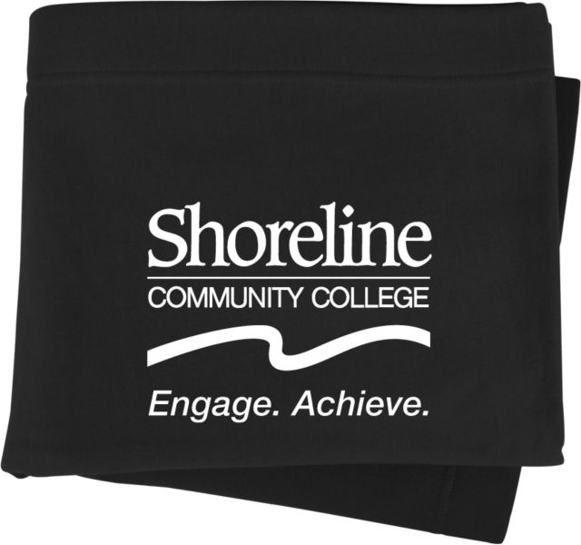 Shoreline Sweatshirt Blanket Shoreline Community College Primary Word mark w/ Tagline - ONLINE ONLY