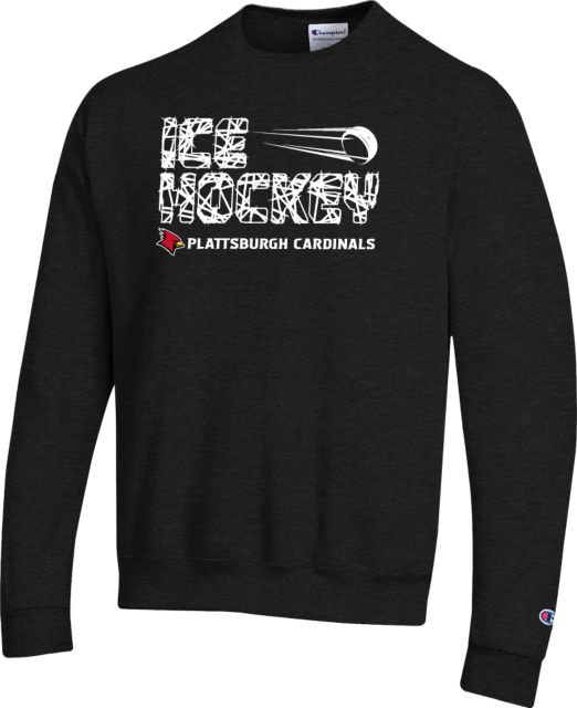 SUNY Plattsburgh Champion Fleece Crew Cardinals Ice Hockey - ONLINE ONLY