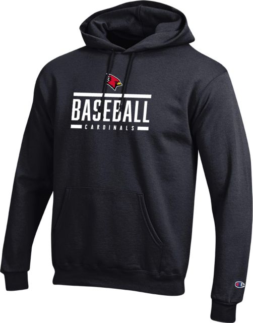 SUNY Plattsburgh Champion Fleece Hoodie Cardinals Baseball - ONLINE ONLY
