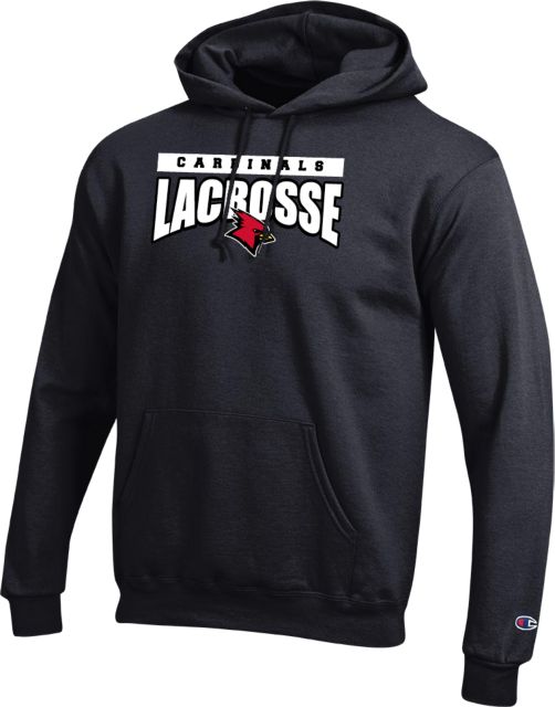 SUNY Plattsburgh Champion Fleece Hoodie Cardinals Lacrosse - ONLINE ONLY