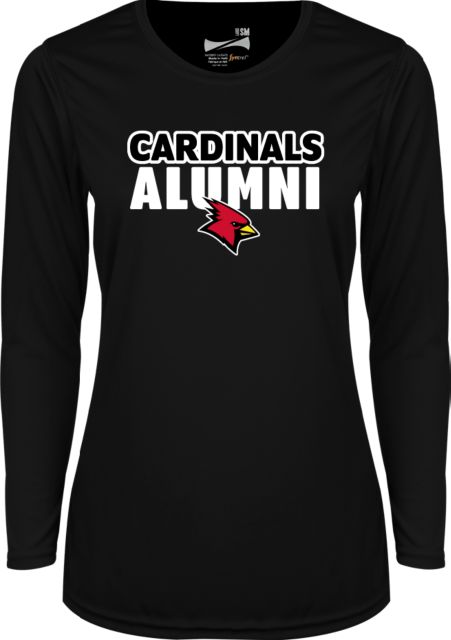 SUNY Plattsburgh Womens Performance Long Sleeve Shirt Cardinals Alumni - ONLINE ONLY