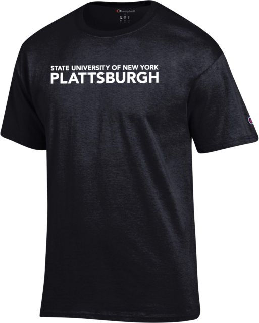 SUNY Plattsburgh Champion T Shirt Plattsburgh Wordmark - ONLINE ONLY