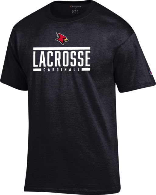SUNY Plattsburgh Champion T Shirt Cardinals Lacrosse - ONLINE ONLY