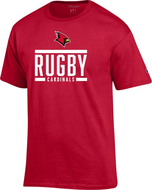 SUNY Plattsburgh Champion T Shirt Cardinals Rugby - ONLINE ONLY