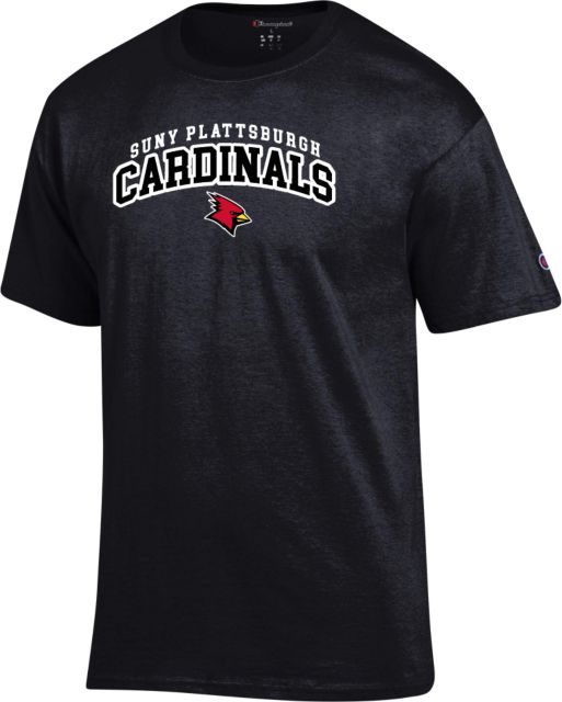 SUNY Plattsburgh Champion T Shirt Arch. Cardinals - ONLINE ONLY