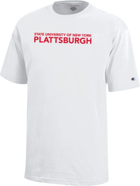 SUNY Plattsburgh Youth Champion Short Sleeve Tee Plattsburgh Wordmark - ONLINE ONLY