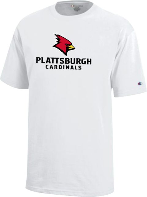 SUNY Plattsburgh Youth Champion Short Sleeve Tee Stacked Mark - ONLINE ONLY
