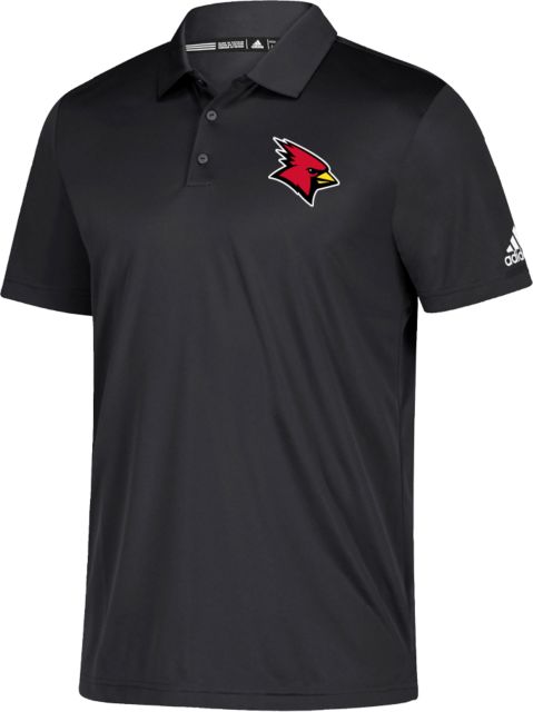 SUNY Plattsburgh Adidas Grind Polo Cardinal - ONLINE ONLY