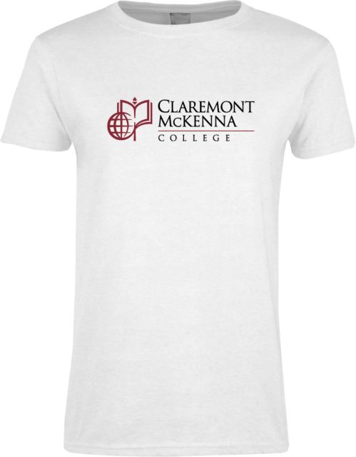 Claremont Colleges Ladies T Shirt Claremont McKenna College Primary Wordmark Flat - ONLINE ONLY