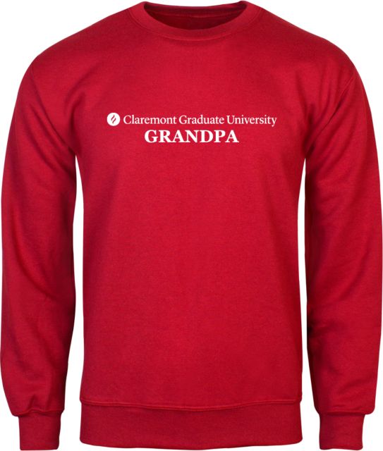 Claremont Graduate University Grandpa Fleece Crewneck Sweatshirt - ONLINE ONLY