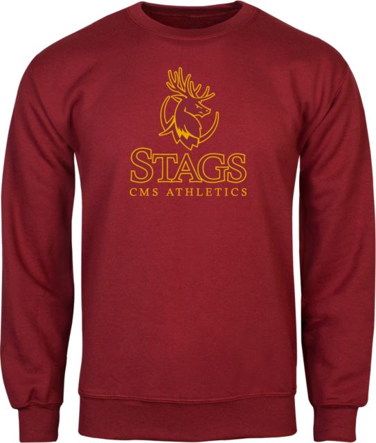 Claremont-Mudd-Scripps Stags CMS Athletics Fleece Crewneck Sweatshirt - ONLINE ONLY