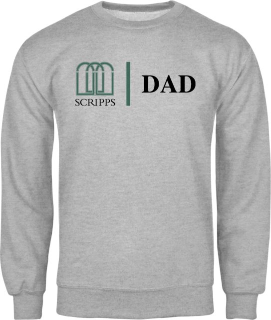 Scripps College Dad Fleece Crewneck Sweatshirt - ONLINE ONLY