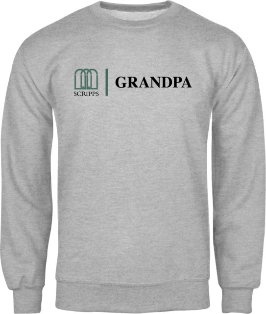 Scripps College Grandpa Fleece Crewneck Sweatshirt - ONLINE ONLY