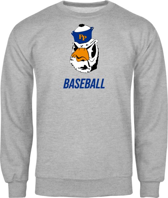 Pomona-Pitzer Sagehens Baseball Fleece Crewneck Sweatshirt - ONLINE ONLY