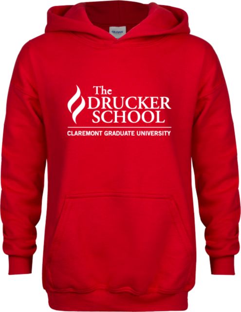 Claremont Graduate University Drucker School Youth Fleece Hooded Sweatshirt - ONLINE ONLY