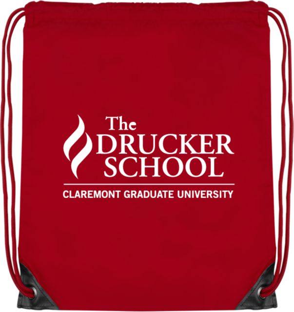 Claremont Graduate University Drucker School Drawstring Backpack - ONLINE ONLY