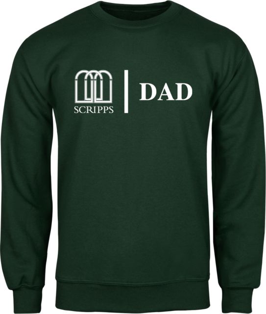 Scripps College Dad Fleece Crewneck Sweatshirt - ONLINE ONLY