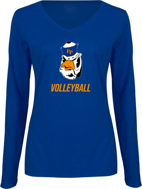 Pomona-Pitzer Sagehens Volleyball Women's V-Neck Long Sleeve T-Shirt - ONLINE ONLY