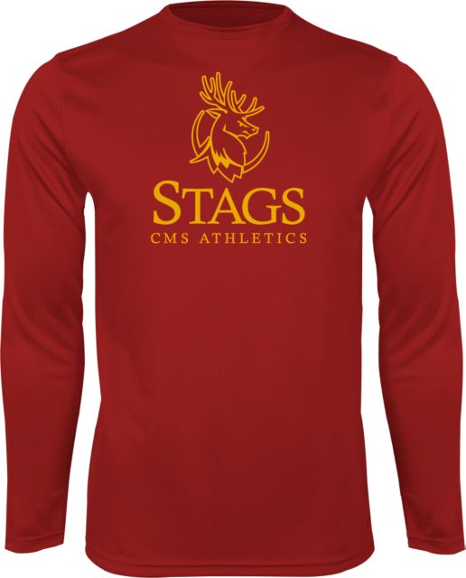 Claremont-Mudd-Scripps Stags CMS Athletics Performance Long Sleeve T-Shirt - ONLINE ONLY