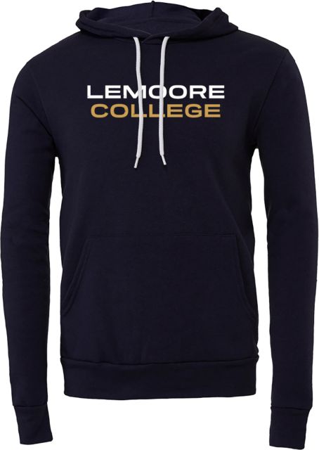 WHC Lemoore Bella + Canvas Fleece Hood Lemoore College Distressed - ONLINE ONLY