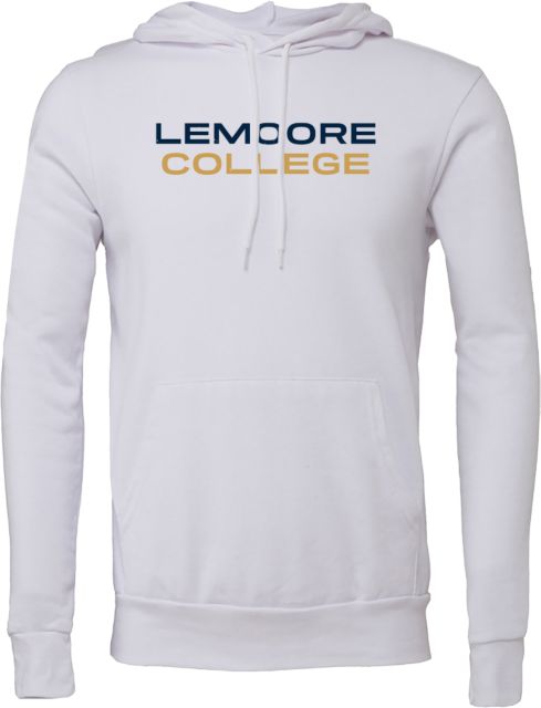 WHC Lemoore Bella + Canvas Fleece Hood Lemoore College Distressed - ONLINE ONLY