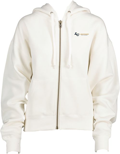WHC Lemoore ENZA Womens Boxy Full Zip Hood Lemoore College Logo Horizontal - ONLINE ONLY
