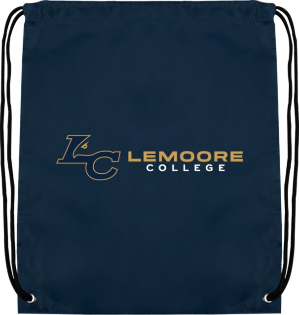 WHC Lemoore Drawstring Backpack Lemoore College Logo Horizontal - ONLINE ONLY