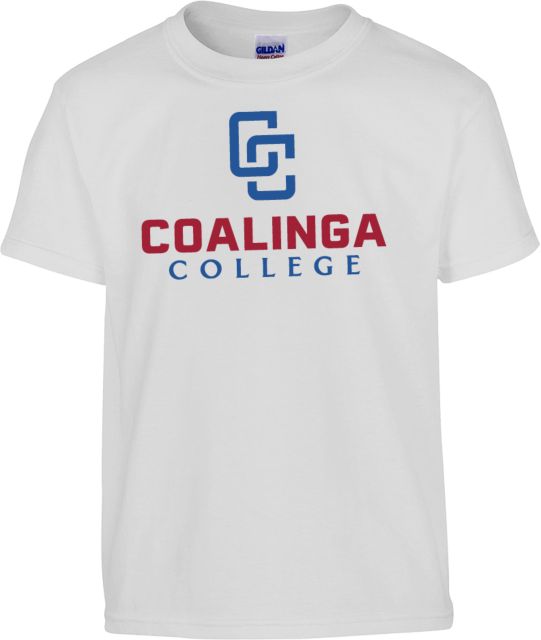 WHC Coalinga Youth T Shirt Coalinga College Vertical Lockup - ONLINE ONLY