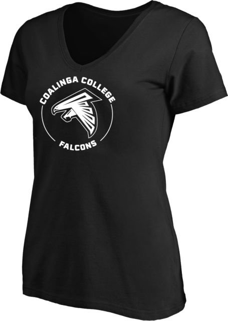 WHC Coalinga Womens Plus V Neck T Shirt Coalinga College Primary Athletics Mark - Plus - ONLINE ONLY