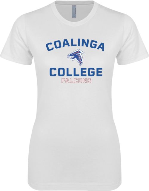 WHC Coalinga Next Level Womens Boyfriend Tee Coalinga College Falcons Arched - ONLINE ONLY