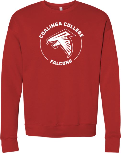 WHC Coalinga Bella + Canvas Fleece Crew Coalinga College Primary Athletics Mark - ONLINE ONLY