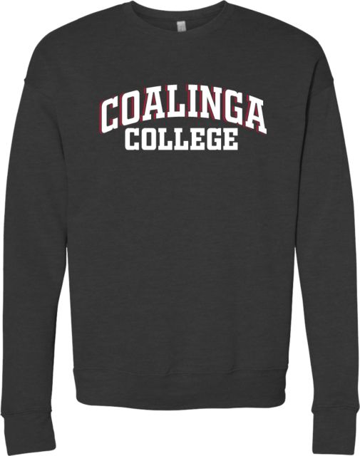 WHC Coalinga Bella + Canvas Dark Fleece Crew Coalinga College Arched - ONLINE ONLY