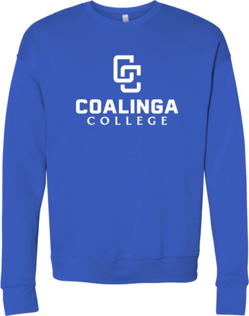WHC Coalinga Bella + Canvas Fleece Crew Coalinga College Vertical Lockup - ONLINE ONLY