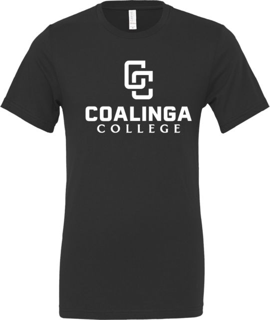 WHC Coalinga Bella + Canvas Jersey Cotton T Shirt Coalinga College Vertical Lockup - ONLINE ONLY